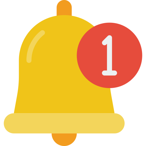 Renewal alert bell icon